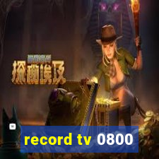 record tv 0800