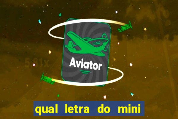 qual letra do mini dolar hoje