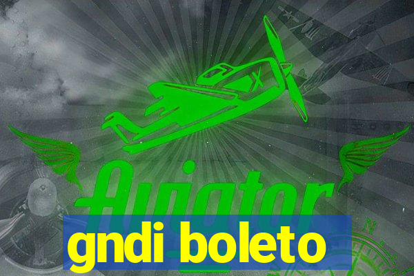 gndi boleto