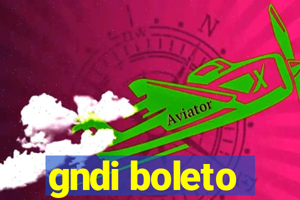 gndi boleto