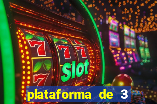 plataforma de 3 reais jogo