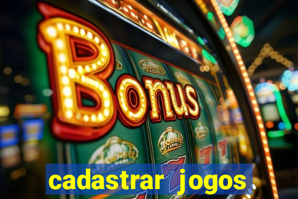 cadastrar jogos online caixa