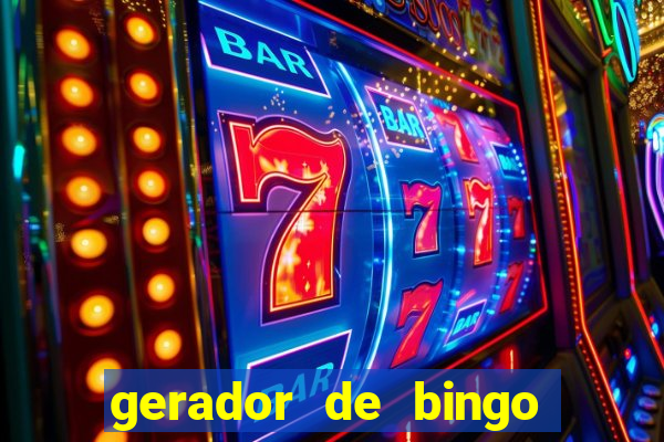 gerador de bingo cha de bebe