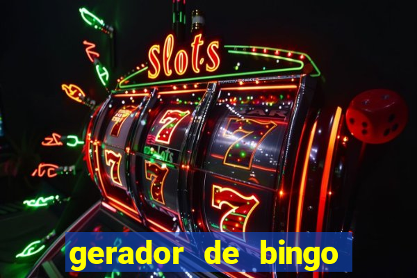 gerador de bingo cha de bebe