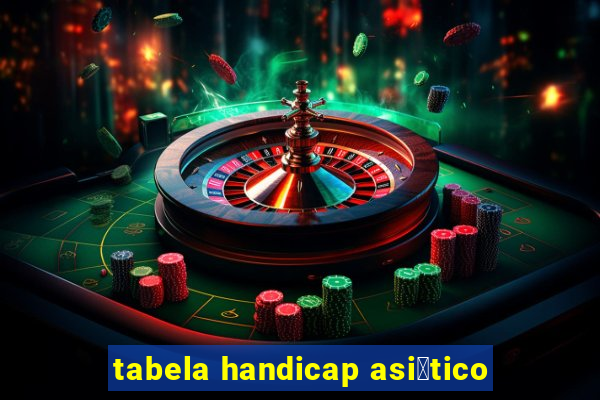 tabela handicap asi谩tico