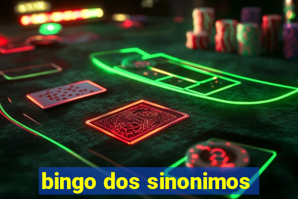 bingo dos sinonimos