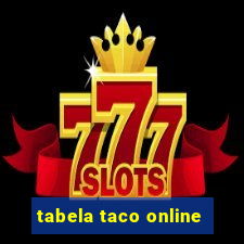 tabela taco online