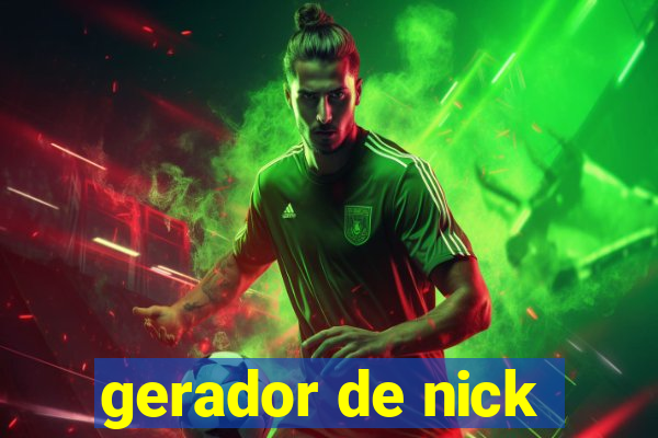 gerador de nick