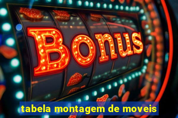 tabela montagem de moveis