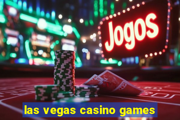 las vegas casino games