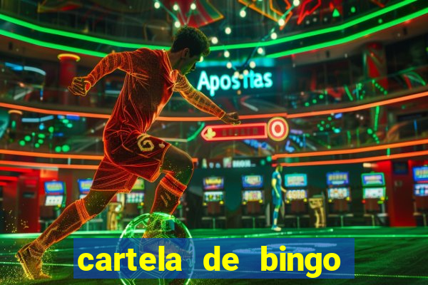 cartela de bingo cha de panela