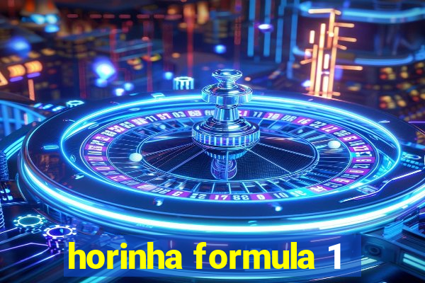 horinha formula 1