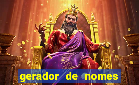 gerador de nomes para jogos