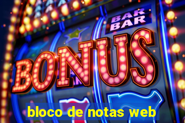 bloco de notas web