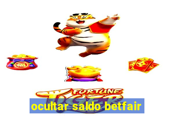 ocultar saldo betfair