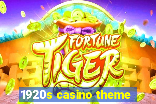 1920s casino theme