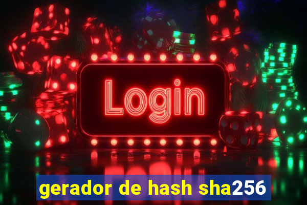 gerador de hash sha256