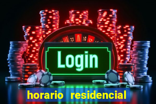 horario residencial das flores