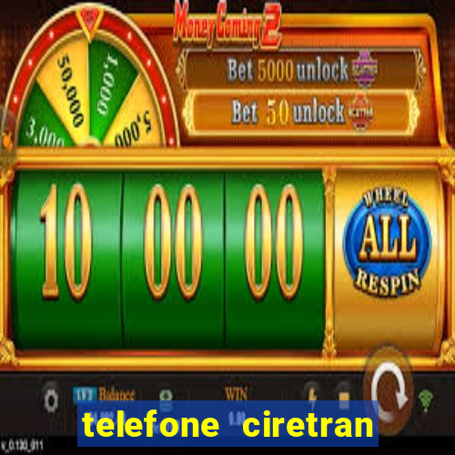 telefone ciretran de cruzeiro sp