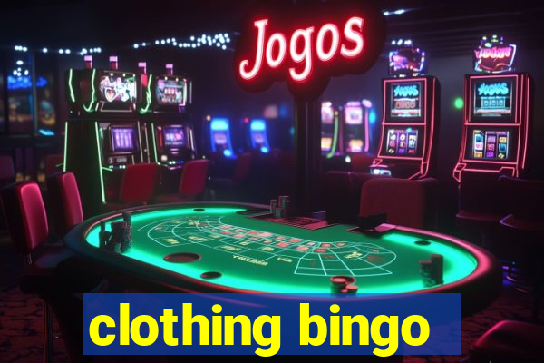 clothing bingo