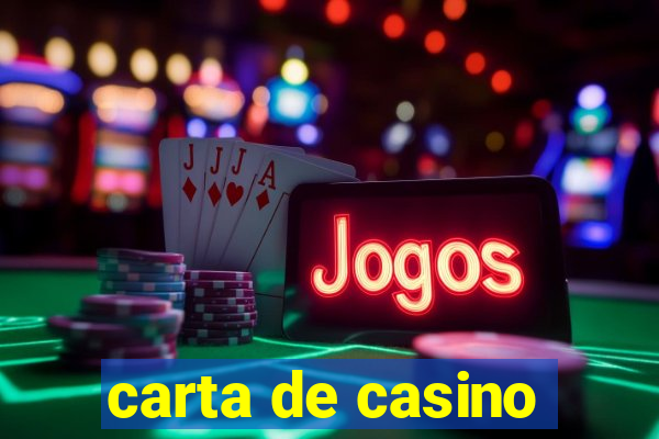 carta de casino