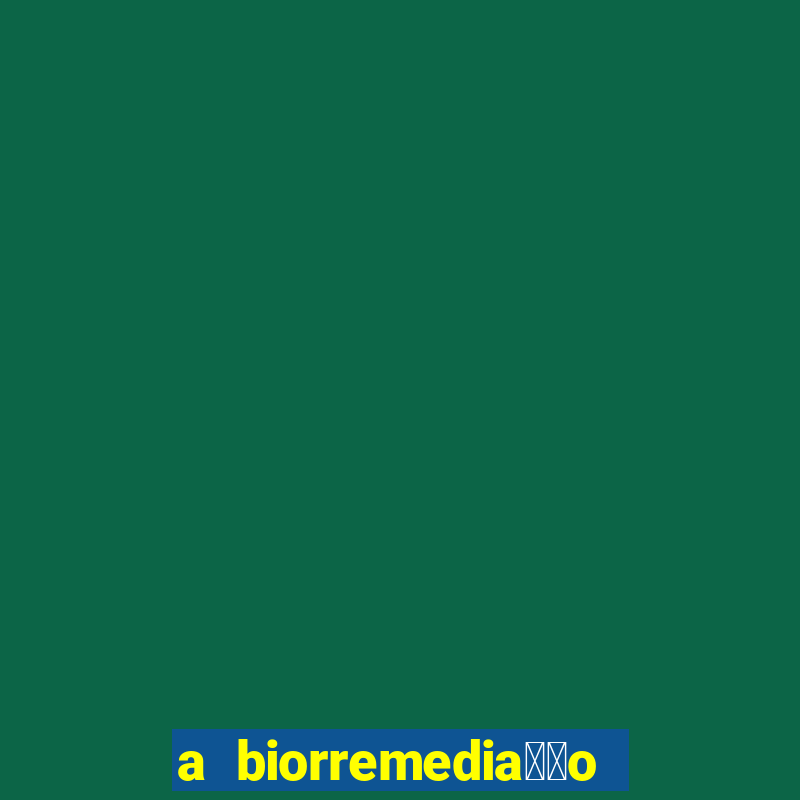 a biorremedia莽茫o 茅 sustent谩vel