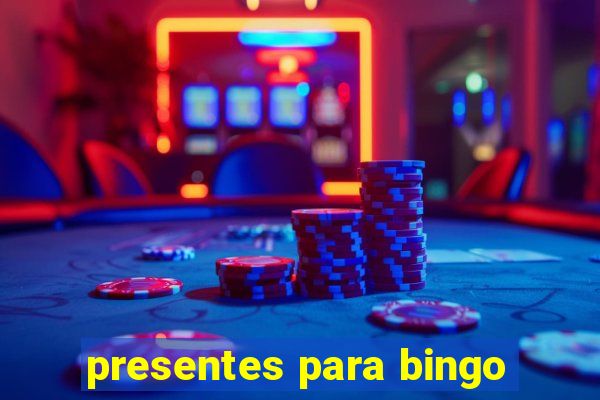 presentes para bingo