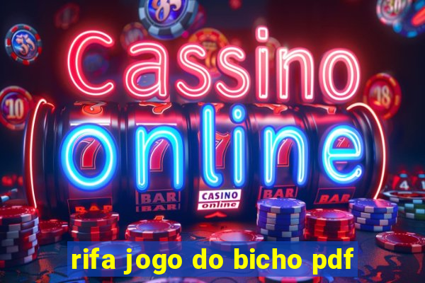 rifa jogo do bicho pdf