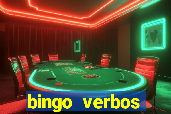 bingo verbos irregulares ingles