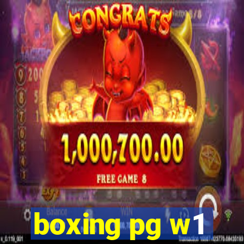 boxing pg w1