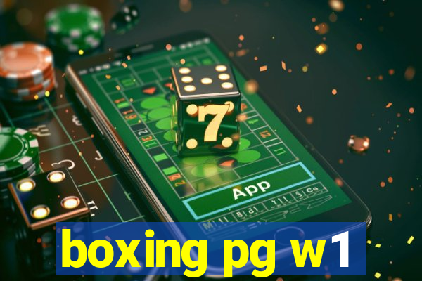 boxing pg w1