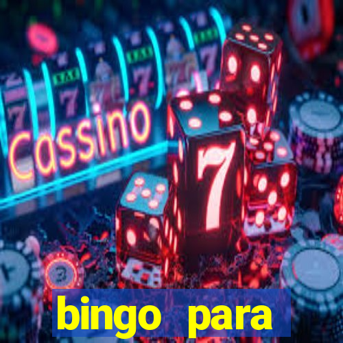 bingo para despedida de solteira para imprimir