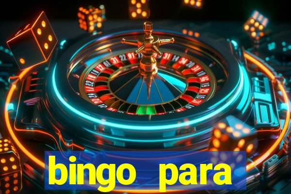 bingo para despedida de solteira para imprimir