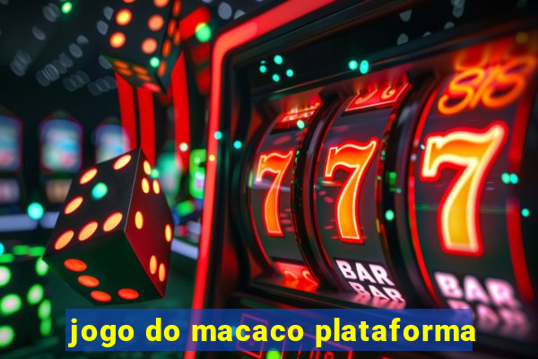 jogo do macaco plataforma