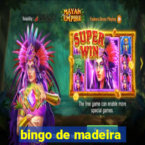 bingo de madeira