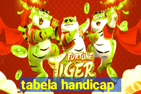 tabela handicap