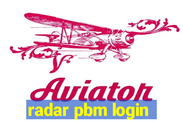 radar pbm login