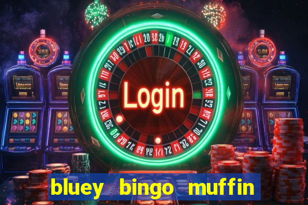 bluey bingo muffin and socks