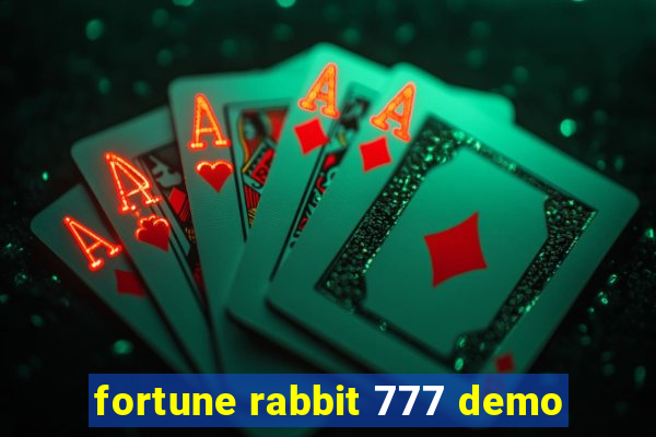 fortune rabbit 777 demo