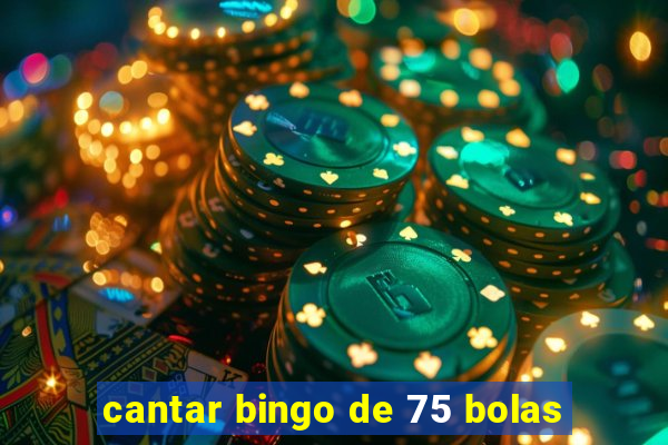 cantar bingo de 75 bolas