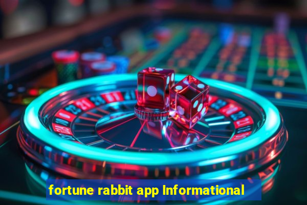 fortune rabbit app Informational