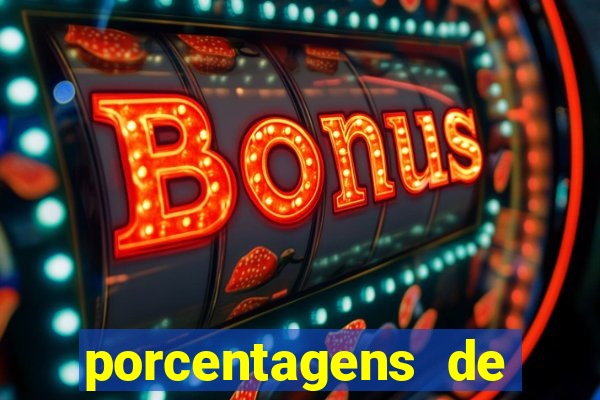 porcentagens de jogos pagantes