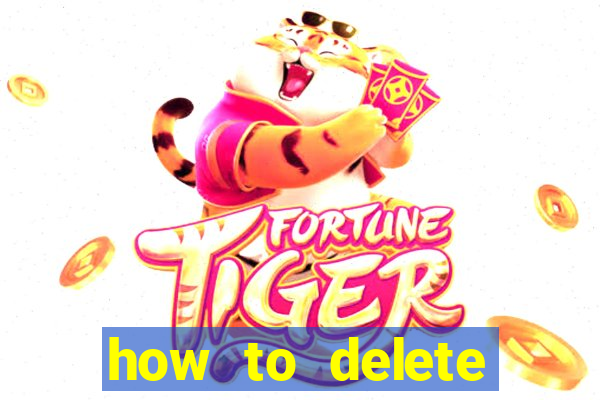 how to delete account in bingo plus