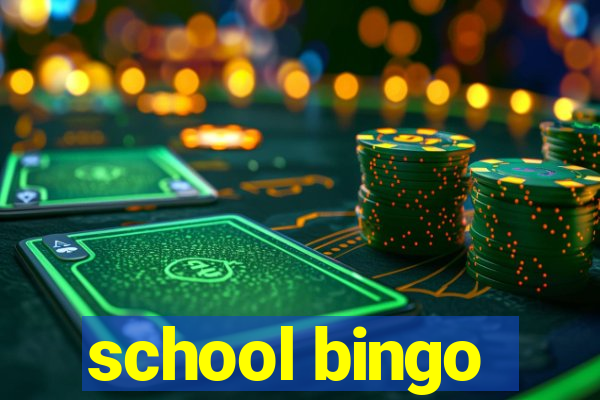 school bingo