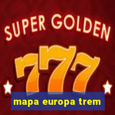 mapa europa trem