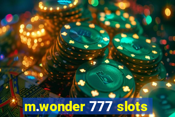 m.wonder 777 slots