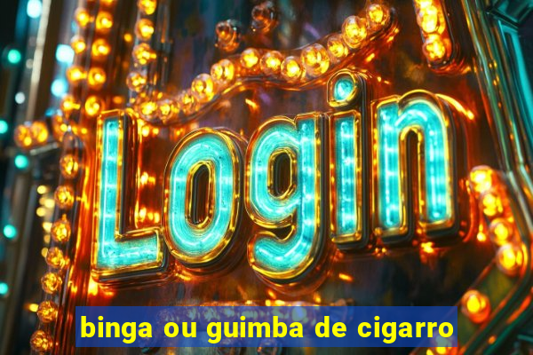 binga ou guimba de cigarro