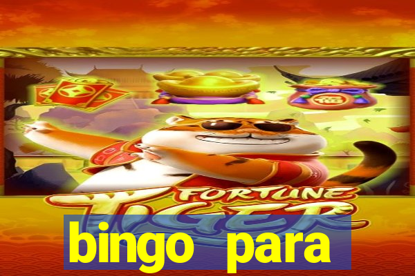 bingo para despedida de solteira para imprimir