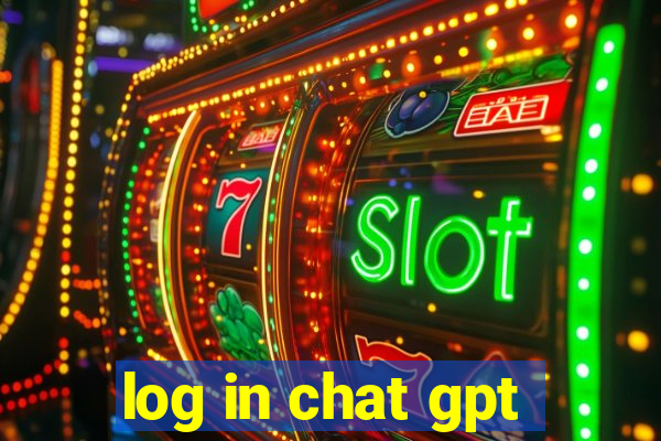 log in chat gpt