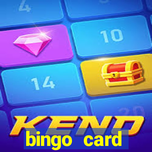 bingo card generator with pictures